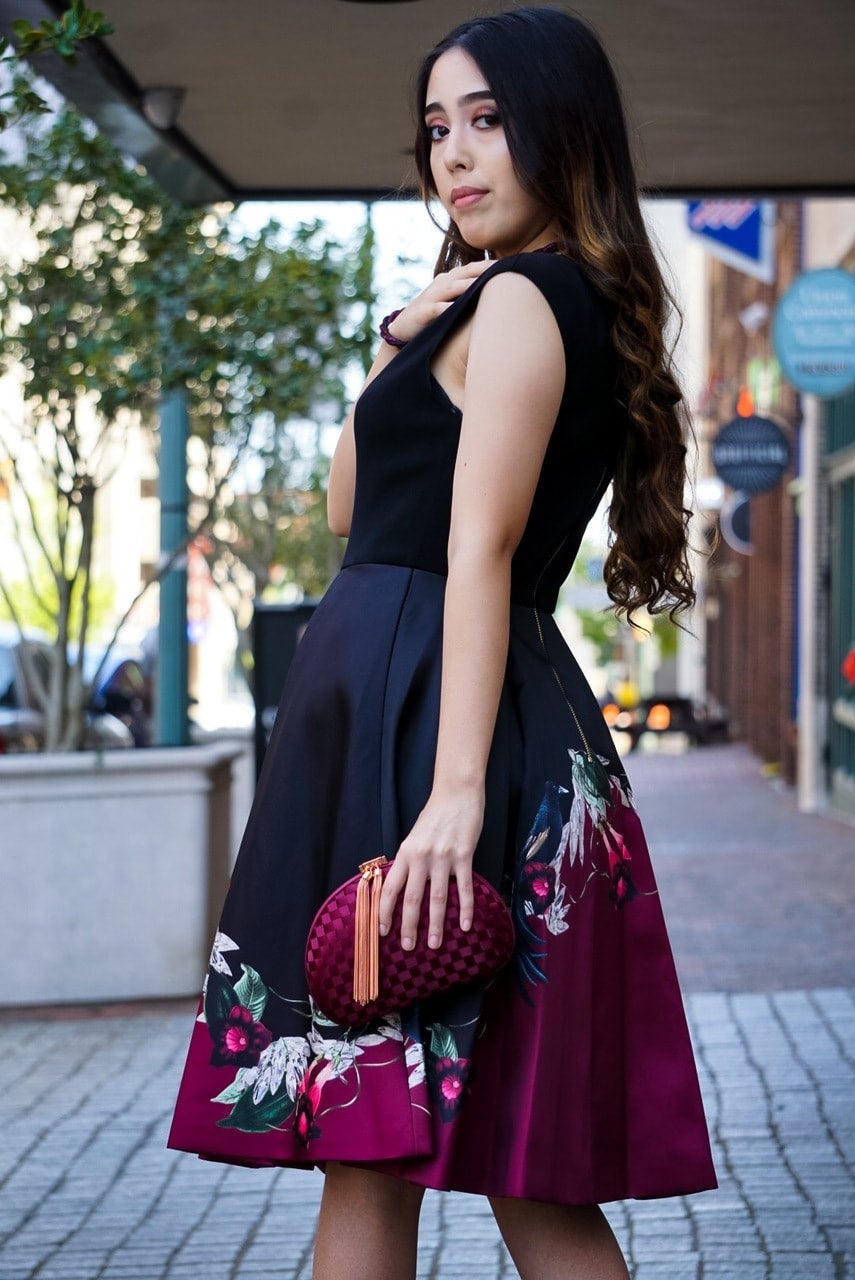 Ted Baker MHIA Bejeweled Shadows Dress | Turn Her Style, LLC